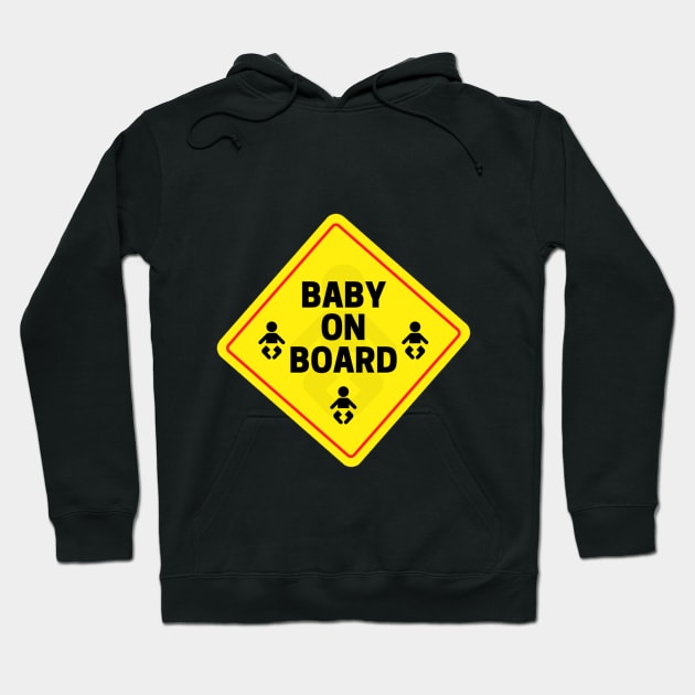 Baby on board Hoodie by nahiidul